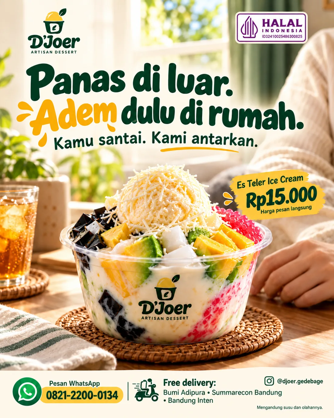 Poster Es Teler Ice Cream D’Joer